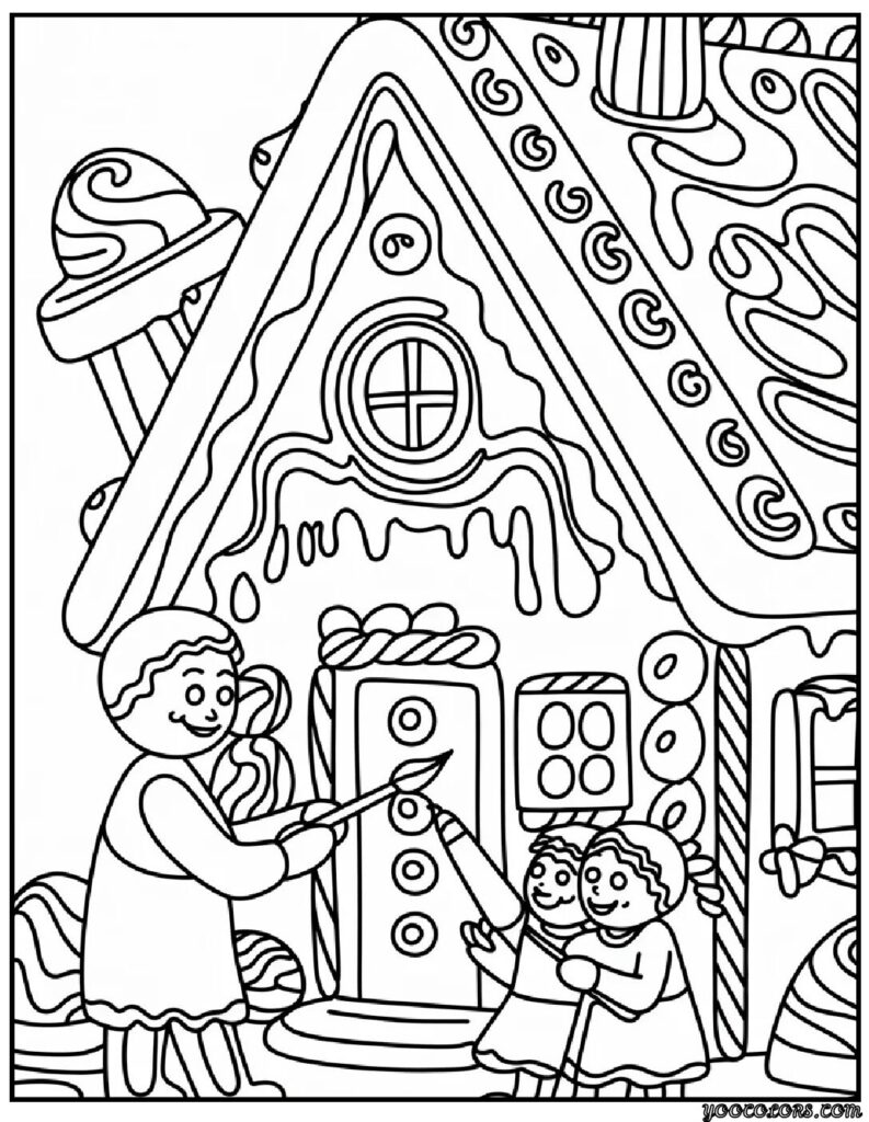 christmas coloring pages cartoon 5 pdf