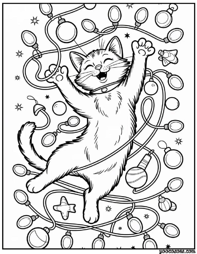christmas coloring pages cartoon 6 pdf