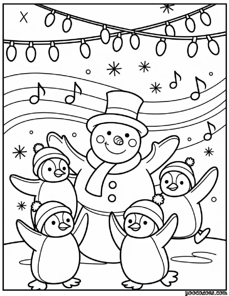 christmas coloring pages cartoon 7 pdf