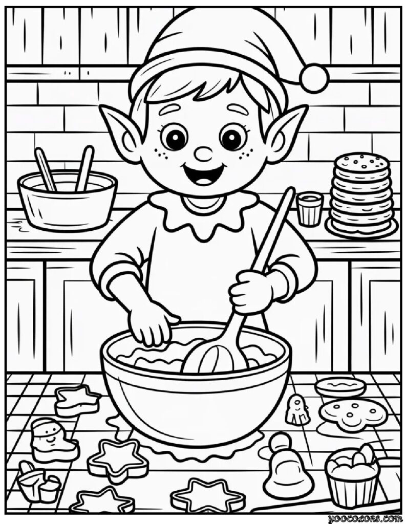 christmas coloring pages cartoon 8 pdf