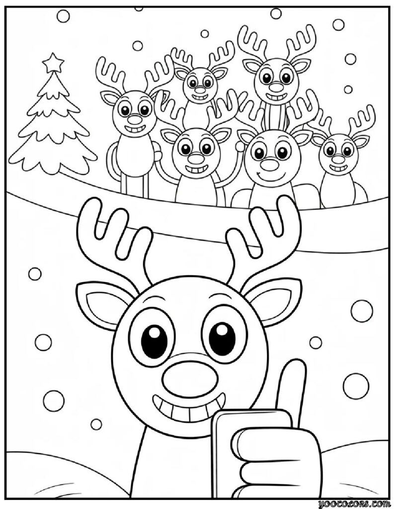 christmas coloring pages cartoon 9 pdf