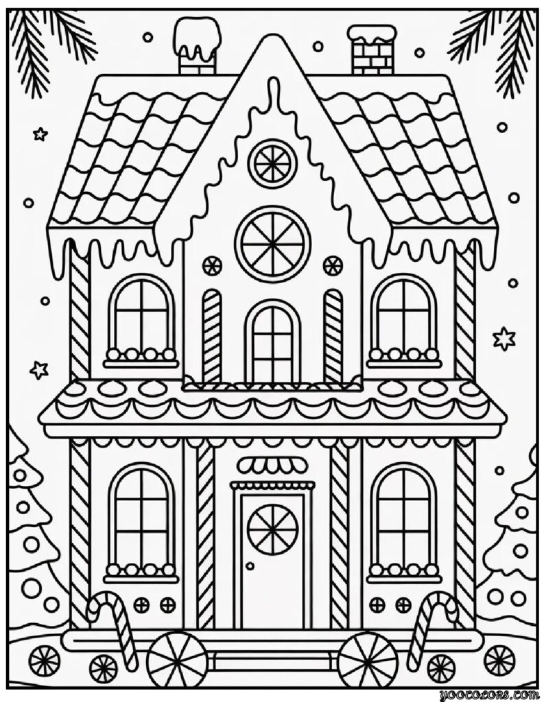 Christmas Coloring Pages Detailed – Beautifully Intricate Holiday Art for All Ages 7 christmas coloring pages detailed 4 pdf