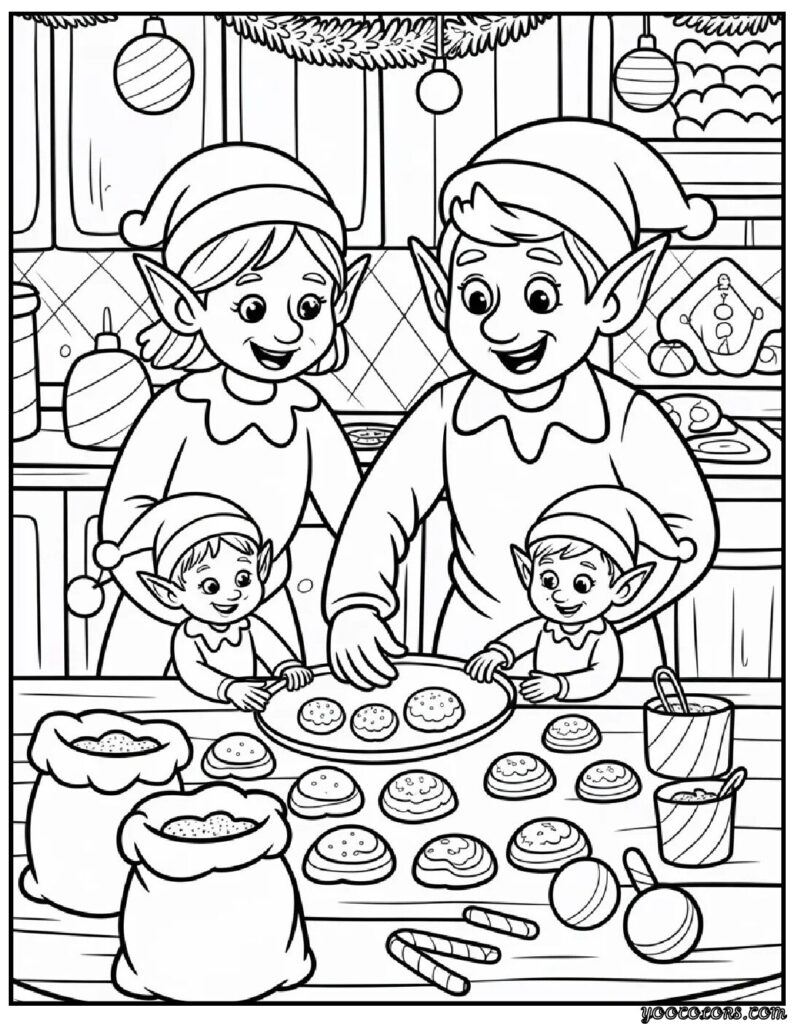 Christmas Coloring Pages Elf – Festive Magic for Kids and Families 9 christmas coloring pages elf 2 pdf