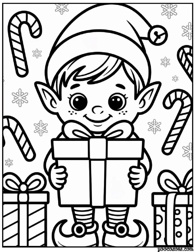 Christmas Coloring Pages Elf – Festive Magic for Kids and Families 10 christmas coloring pages elf 3 pdf