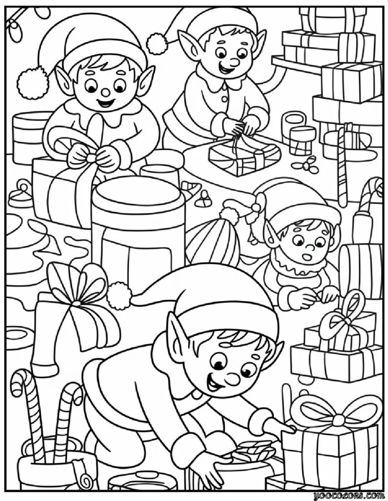 Christmas Coloring Pages Elf – Festive Magic for Kids and Families 11 christmas coloring pages elf pdf