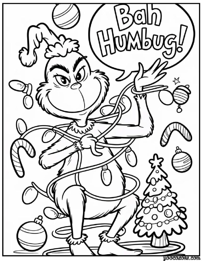 christmas coloring pages grinch 6 pdf