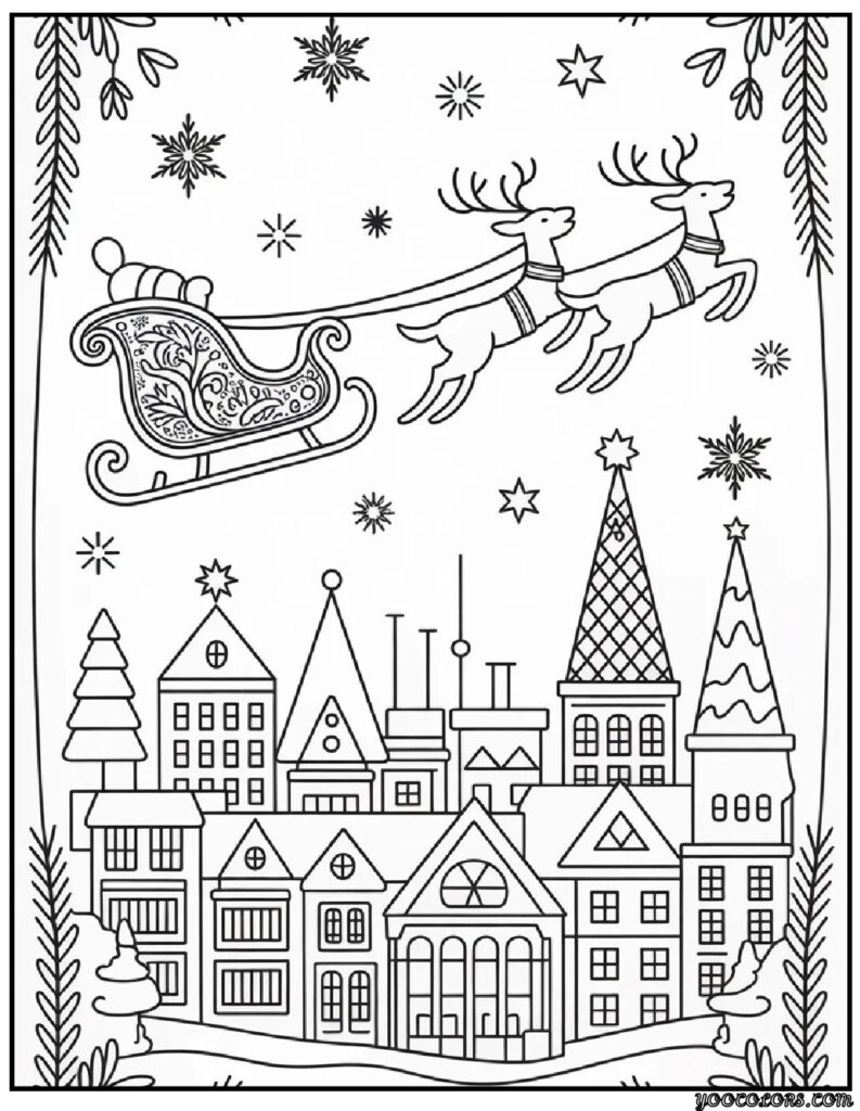 10 Christmas Coloring Pages Hard Free Pdf Printables