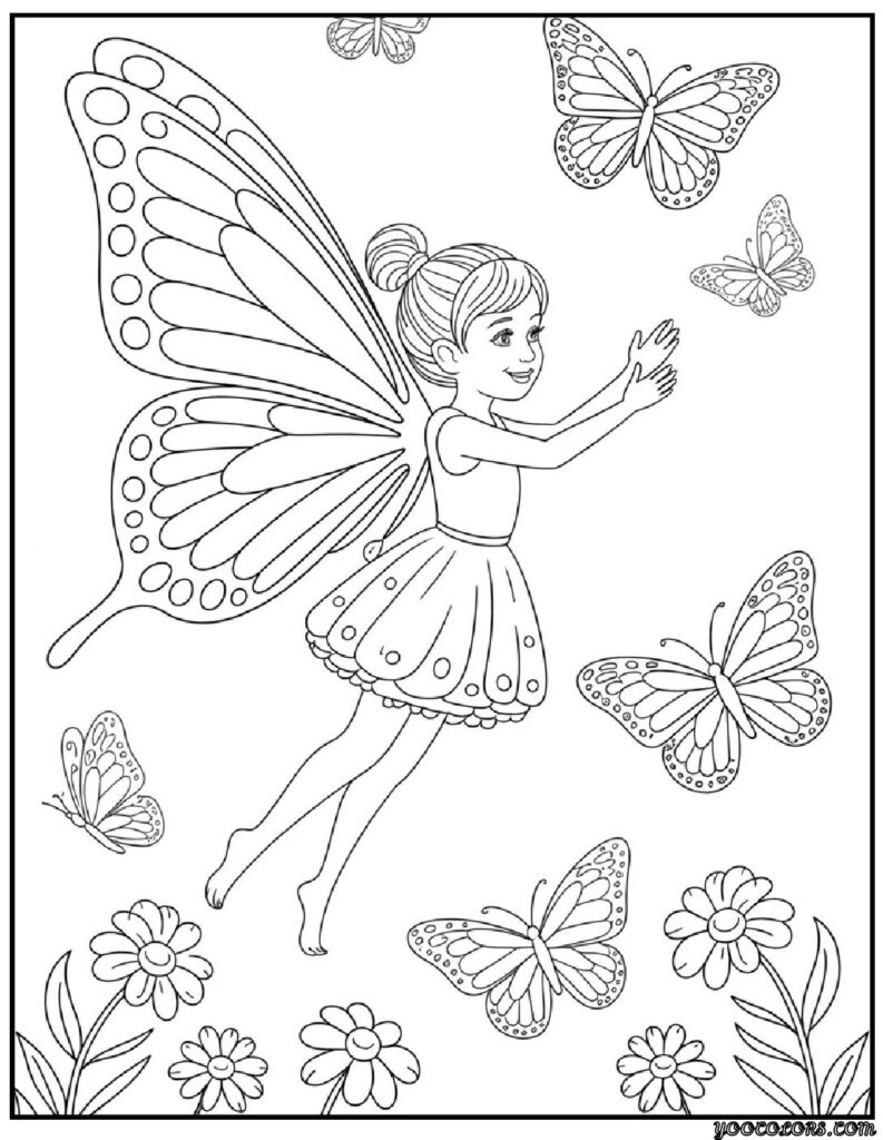 Kids Coloring Pages Butterfly – Free Printable & PDF Coloring Sheets 9 chrsitmas coloring pages butterfly 6 pdf