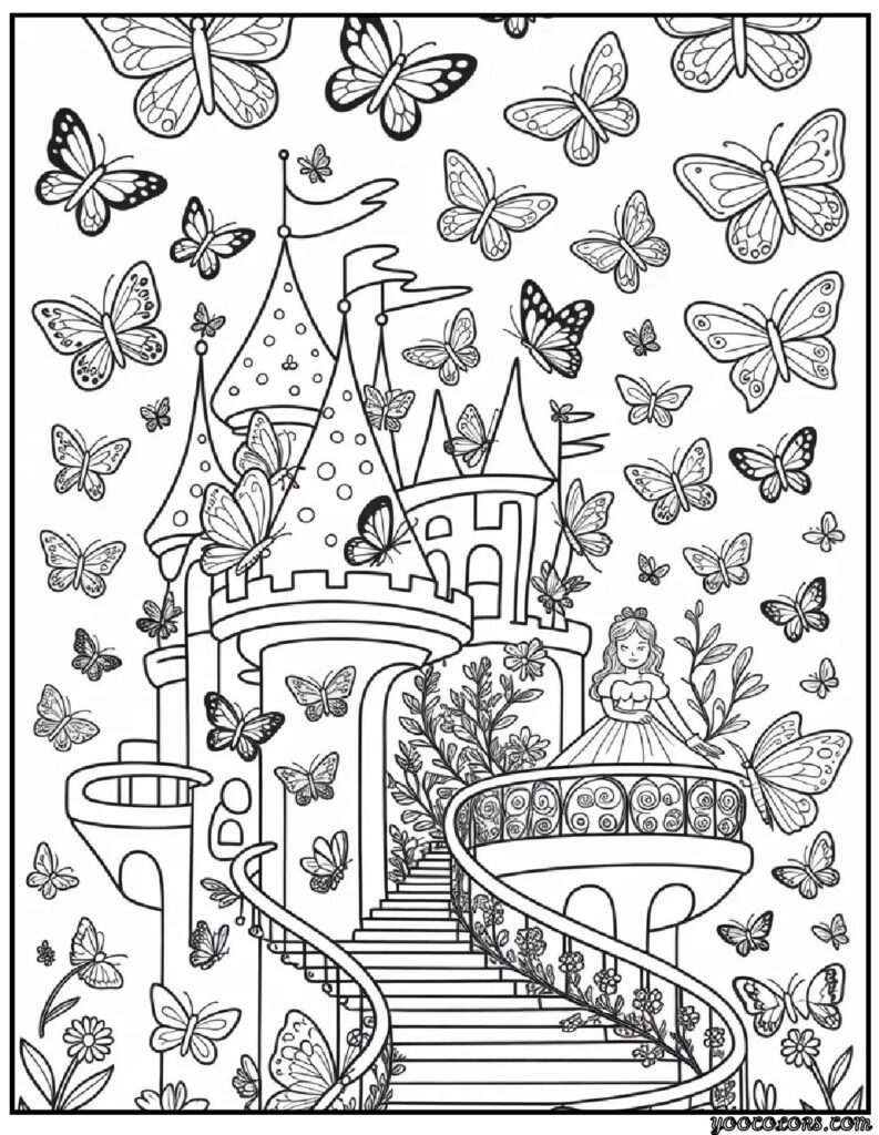 Kids Coloring Pages Butterfly – Free Printable & PDF Coloring Sheets 3 chrsitmas coloring pages butterfly pdf