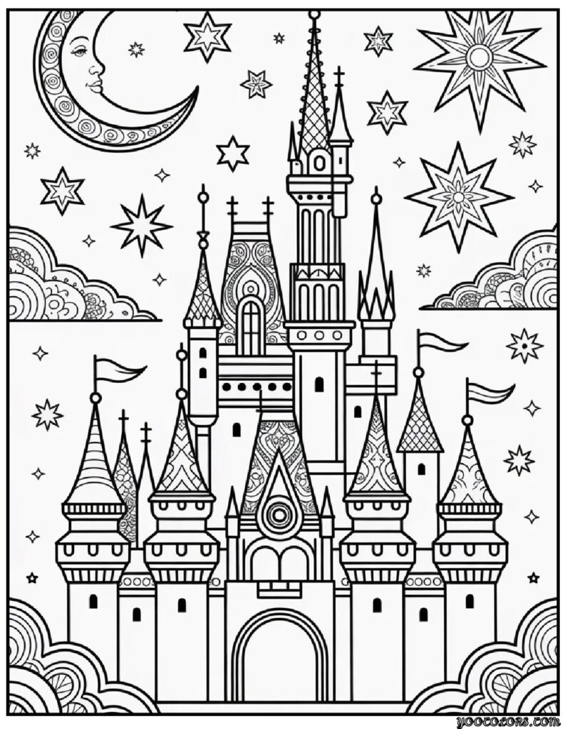 Disney Coloring Pages for Adults: Relax, Color, Repeat 3 disney coloring pages for adults 7 pdf