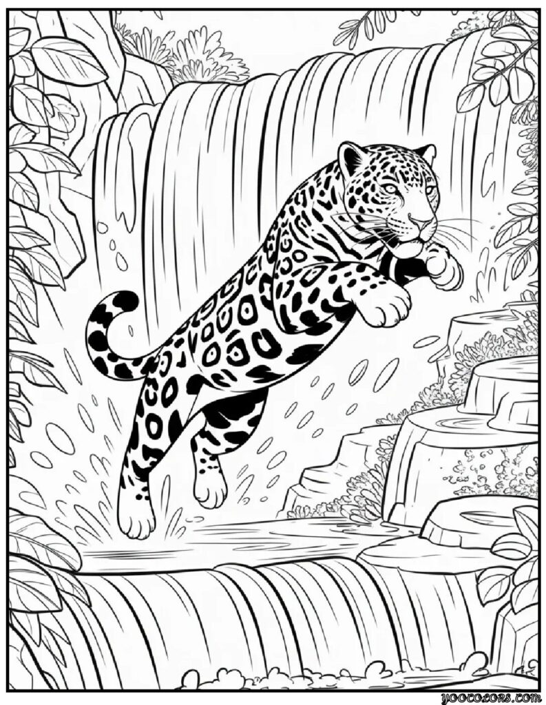 Jaguar Animal Coloring Pages: A Roaring Blend of Art, Relaxation, and Creativity 11 jaguar coloring pages animal 10 pdf