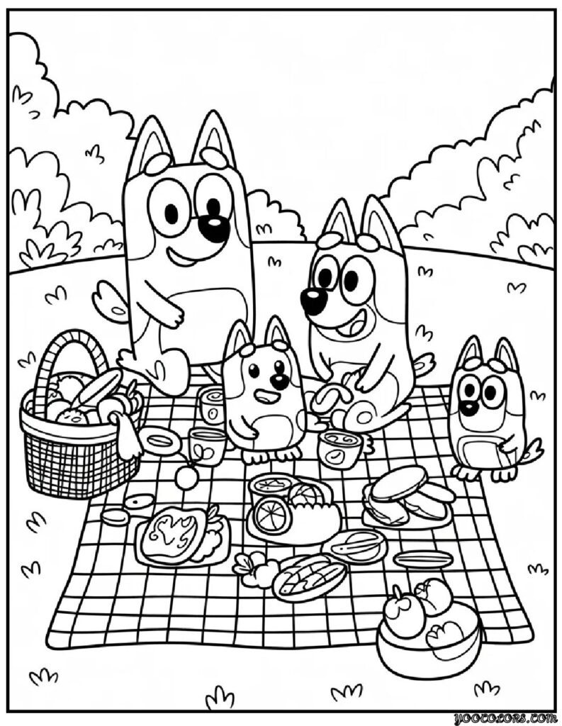 Kids Coloring Pages Bluey – Free Printable & PDF Coloring Sheets for Kids 5 kids coloring pages bluey 2 pdf