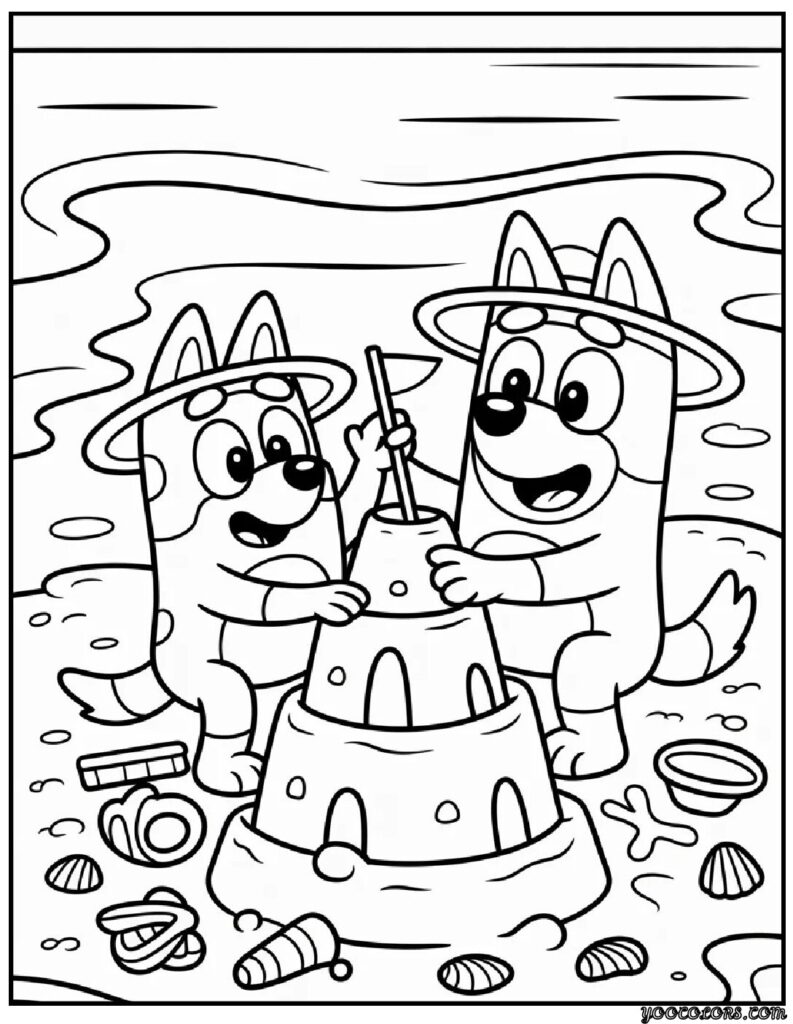 Kids Coloring Pages Bluey – Free Printable & PDF Coloring Sheets for Kids 4 kids coloring pages bluey 3 pdf