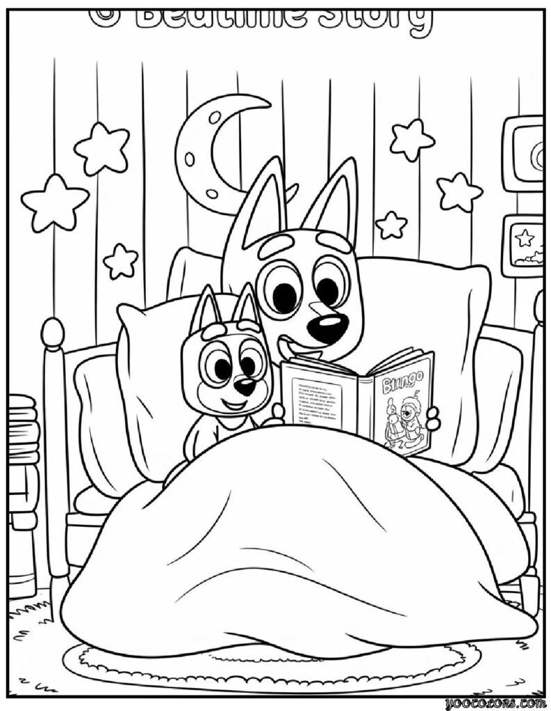 Kids Coloring Pages Bluey – Free Printable & PDF Coloring Sheets for Kids 7 kids coloring pages bluey 4 pdf