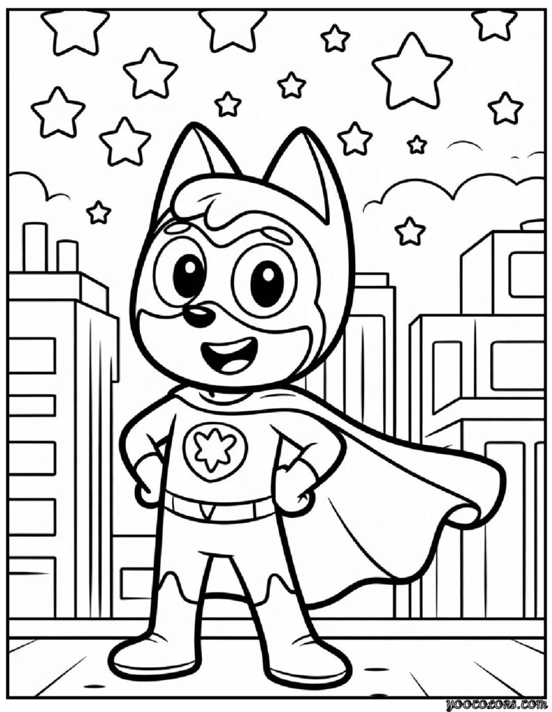 Kids Coloring Pages Bluey – Free Printable & PDF Coloring Sheets for Kids 10 kids coloring pages bluey 9 pdf