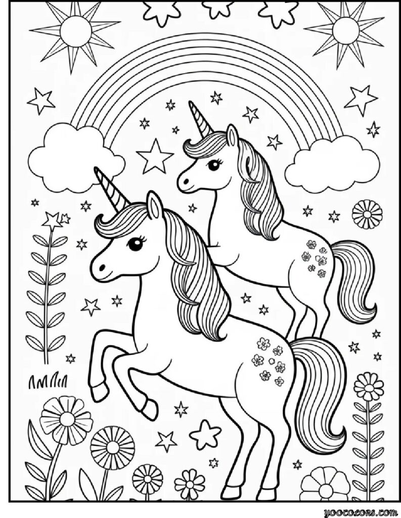 Kids Coloring Pages Girls – Free Printable & PDF Fantasy Fun 12 kids coloring pages girls 10 pdf