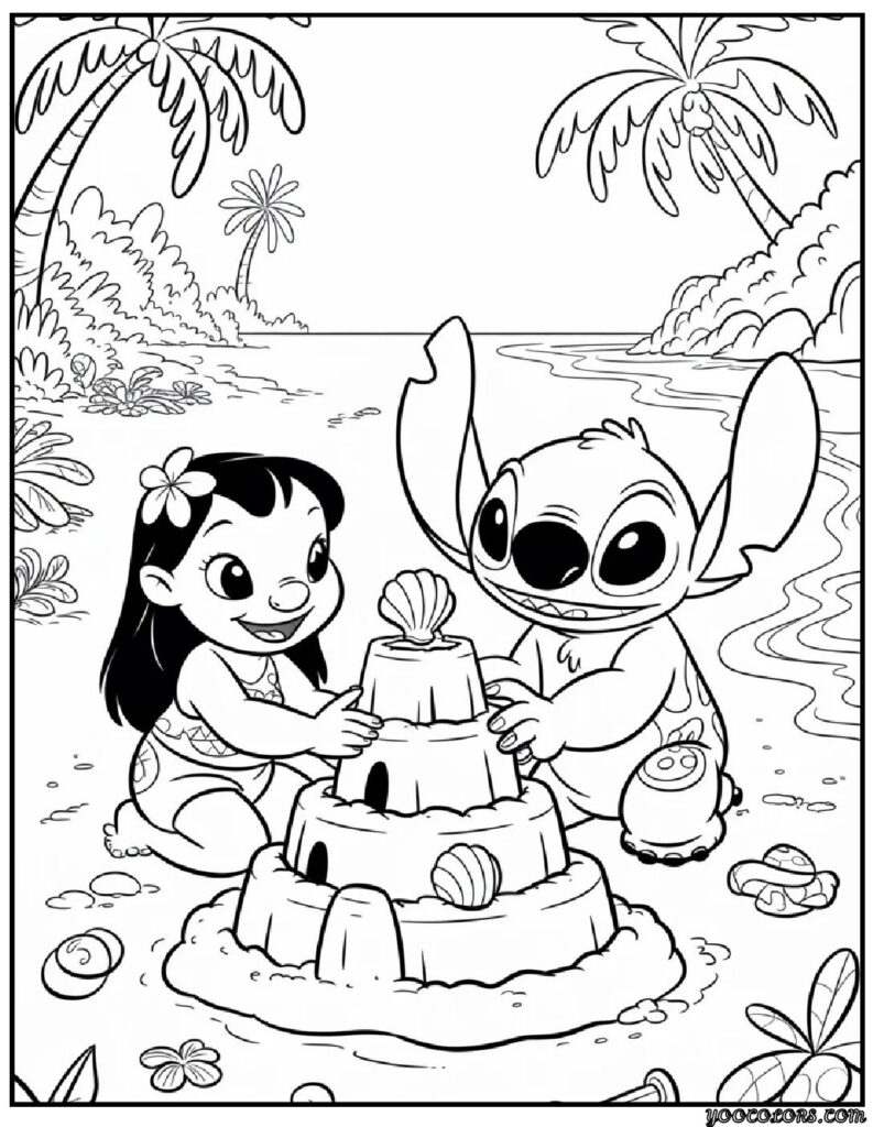 lilo and stitch coloring pages 8 pdf