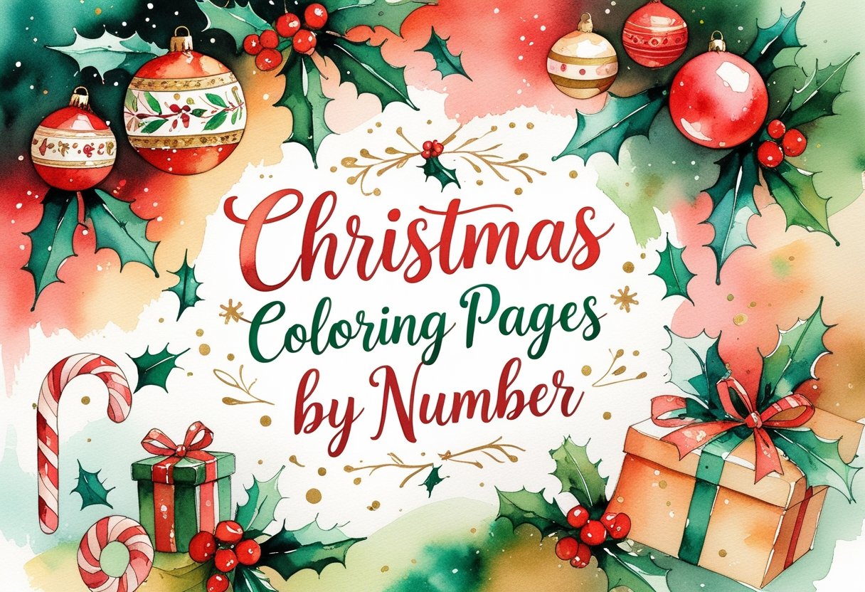 10 Best Christmas Coloring Pages By Number For All Ages