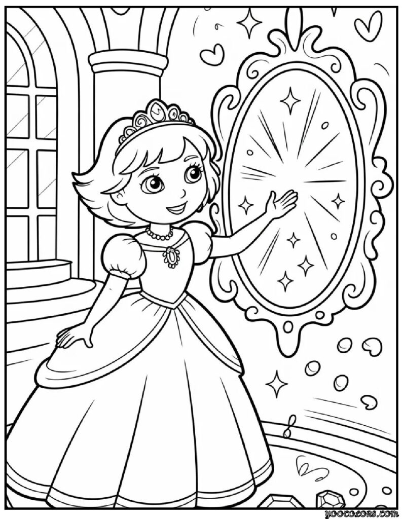Princess Dora Coloring Pages – Adventure Meets Royal Creativity 3 princess dora coloring pages pdf