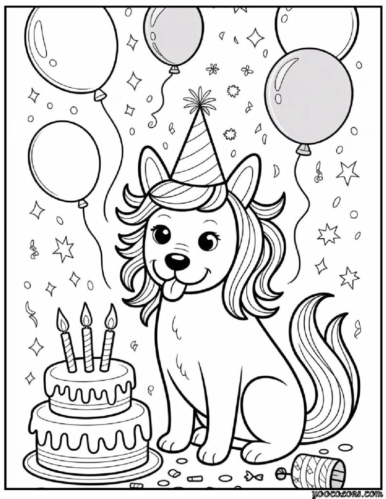 Unicorn Dog Coloring Pages: Whimsical Prints That Kids (and Grown-Ups) Love 4 unicorn dog coloring pages 7 2 pdf