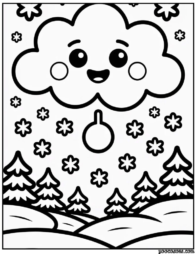 Coloring Pages Winter Theme: Cozy Printables for Chilly Days 7 COLORING PAGES WINTER theme 4 pdf