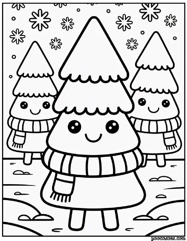 Coloring Pages Winter Theme: Cozy Printables for Chilly Days 5 COLORING PAGES WINTER theme 6 pdf