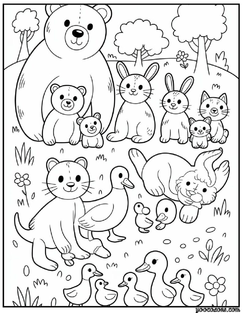 13 I Love My Family Coloring Pages Free Printable