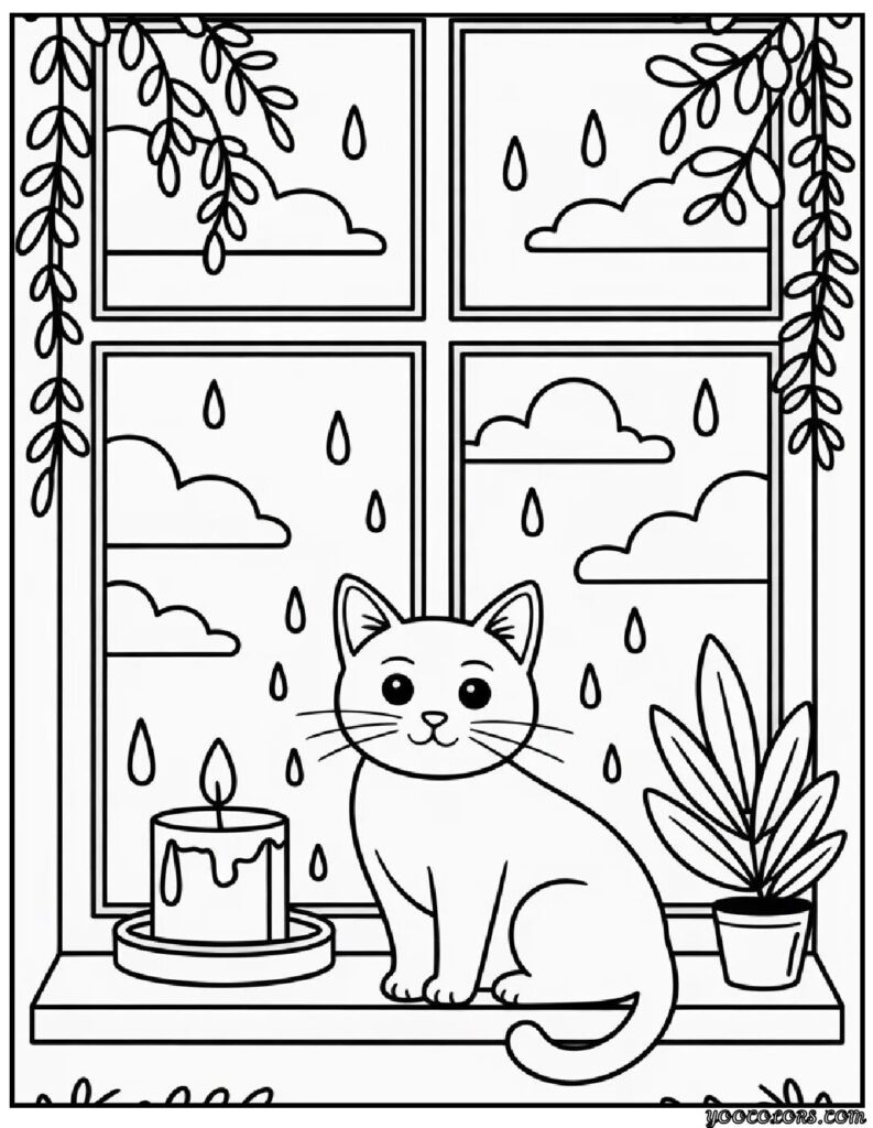 Cute Aesthetic Coloring Pages: Pastel-Perfect Fun for Kids, Teachers & Creators 3 Cute Aesthetic Coloring Pages 4 pdf