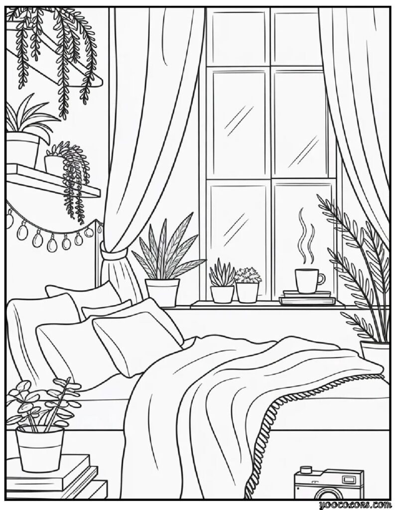 Cute Aesthetic Coloring Pages: Pastel-Perfect Fun for Kids, Teachers & Creators 5 Cute Aesthetic Coloring Pages 5 pdf