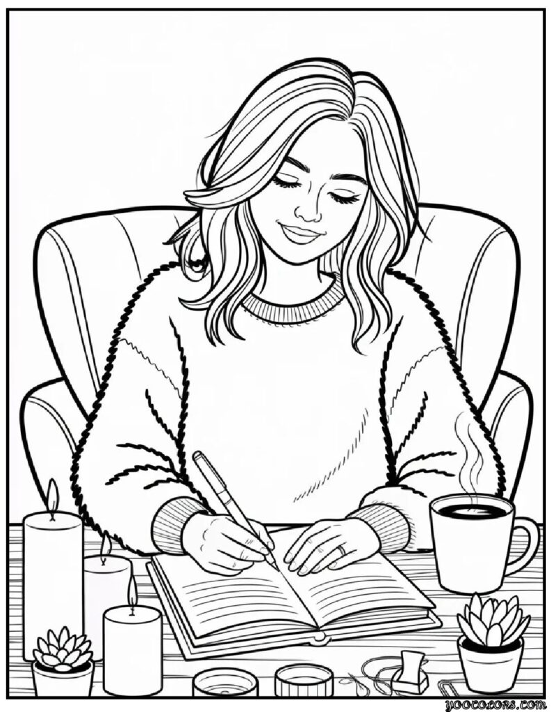 Cute Aesthetic Coloring Pages: Pastel-Perfect Fun for Kids, Teachers & Creators 6 Cute Aesthetic Coloring Pages 6 pdf