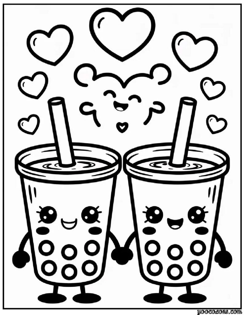 Cute Coloring Pages Kawaii: Soft, Adorable & So Relaxing 5 Cute Coloring Pages kawaii 3 pdf