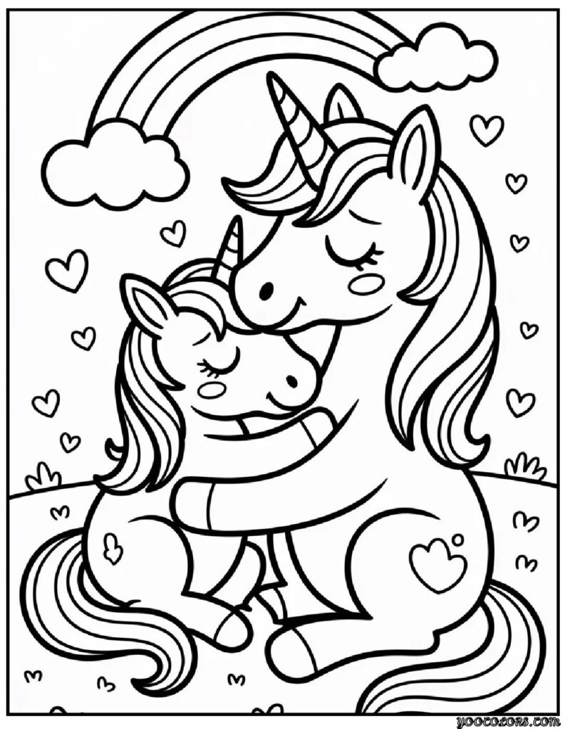 Cute Coloring Pages of Unicorns: Magical Fun for Kids and Adults 3 Cute Coloring Pages of Unicorns 1 pdf