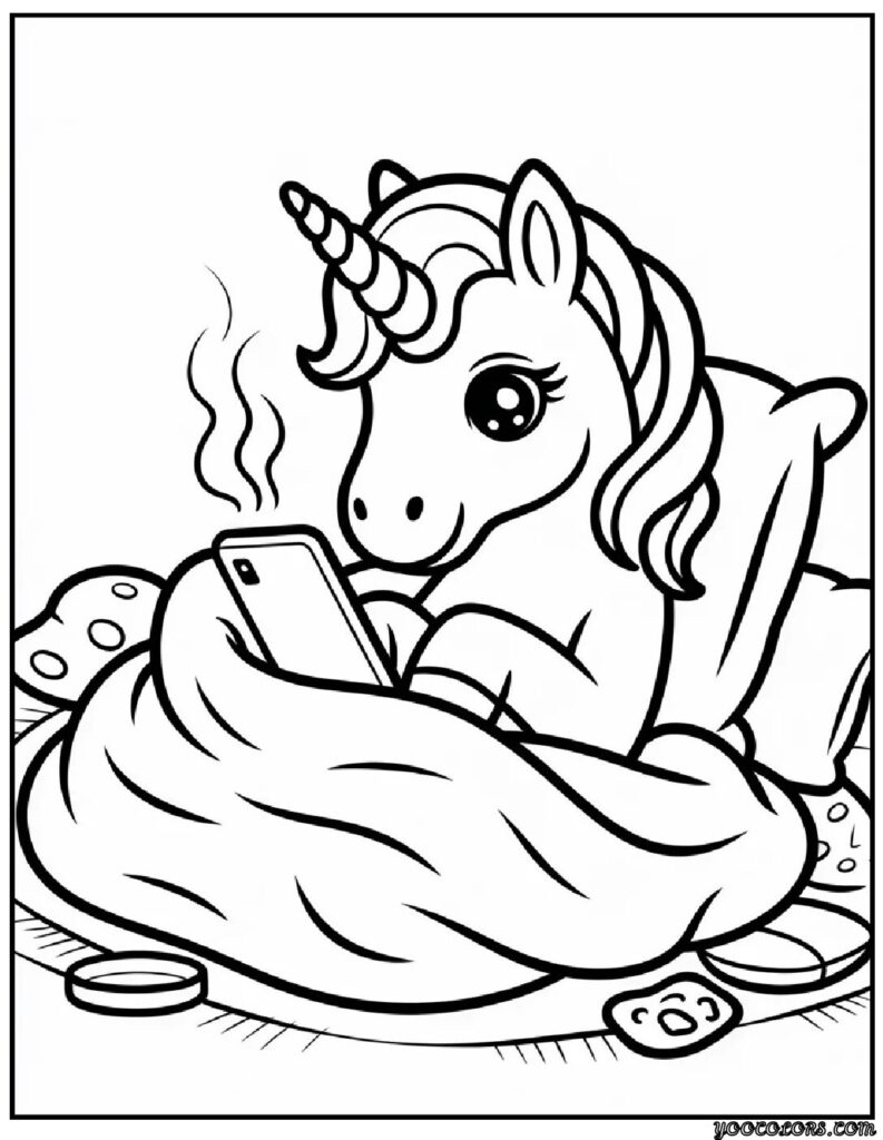 Cute Coloring Pages of Unicorns: Magical Fun for Kids and Adults 14 Cute Coloring Pages of Unicorns 10 pdf