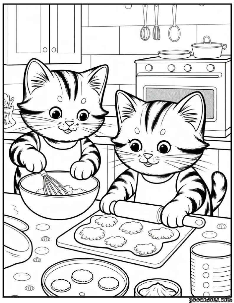 Cute Coloring Pages of Cats: Fun, Relaxing, and Totally Adorable 12 Cute Coloring Pages of cats 1 pdf