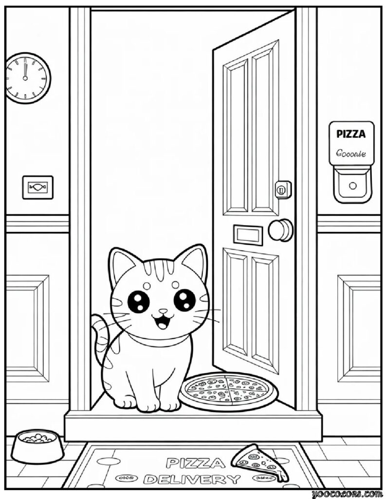 Cute Coloring Pages of Cats: Fun, Relaxing, and Totally Adorable 3 Cute Coloring Pages of cats 8 pdf
