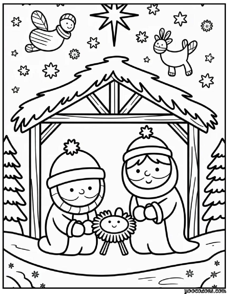 Winter and Christmas Coloring Pages – Cozy Printables for the Whole Season 12 WINTER CHRISTMAS COLORING PAGES 1 pdf