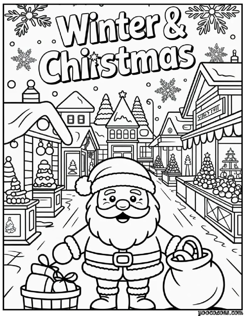 Winter and Christmas Coloring Pages – Cozy Printables for the Whole Season 9 WINTER CHRISTMAS COLORING PAGES 2 pdf