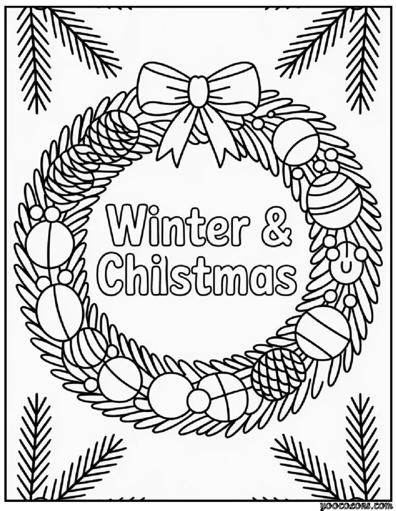 Winter and Christmas Coloring Pages – Cozy Printables for the Whole Season 10 WINTER CHRISTMAS COLORING PAGES 4 pdf