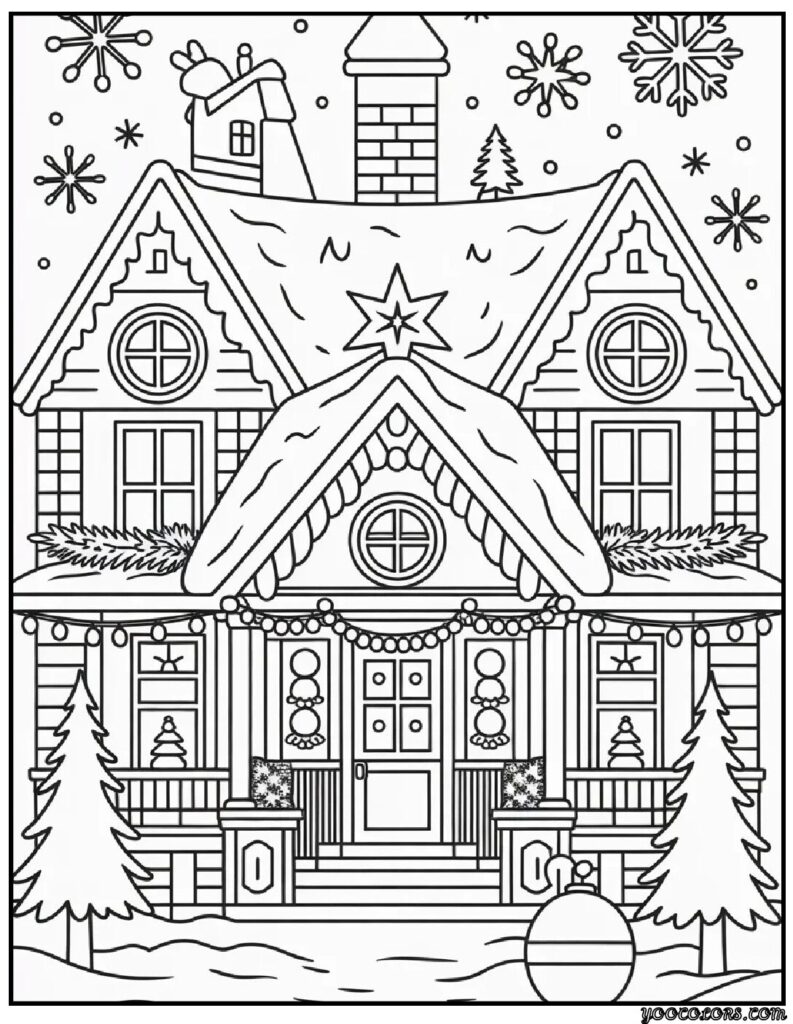 Winter and Christmas Coloring Pages – Cozy Printables for the Whole Season 8 WINTER CHRISTMAS COLORING PAGES 5 pdf