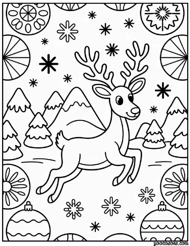 Winter and Christmas Coloring Pages – Cozy Printables for the Whole Season 5 WINTER CHRISTMAS COLORING PAGES 6 pdf