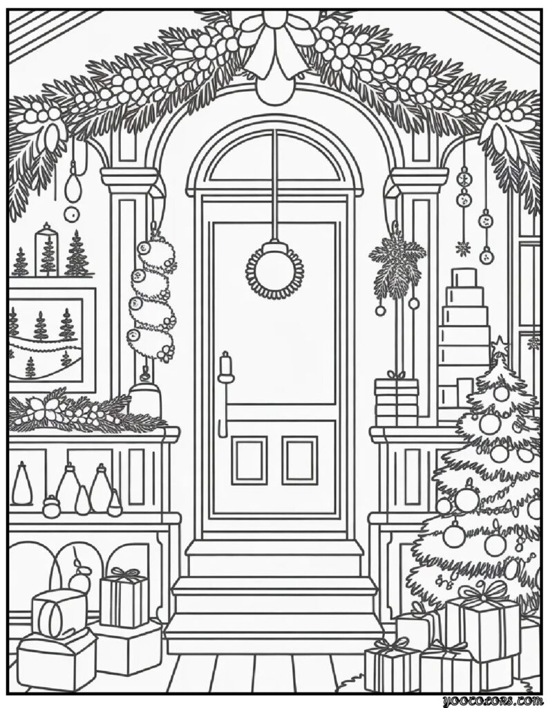 Winter and Christmas Coloring Pages – Cozy Printables for the Whole Season 3 WINTER CHRISTMAS COLORING PAGES 8 pdf