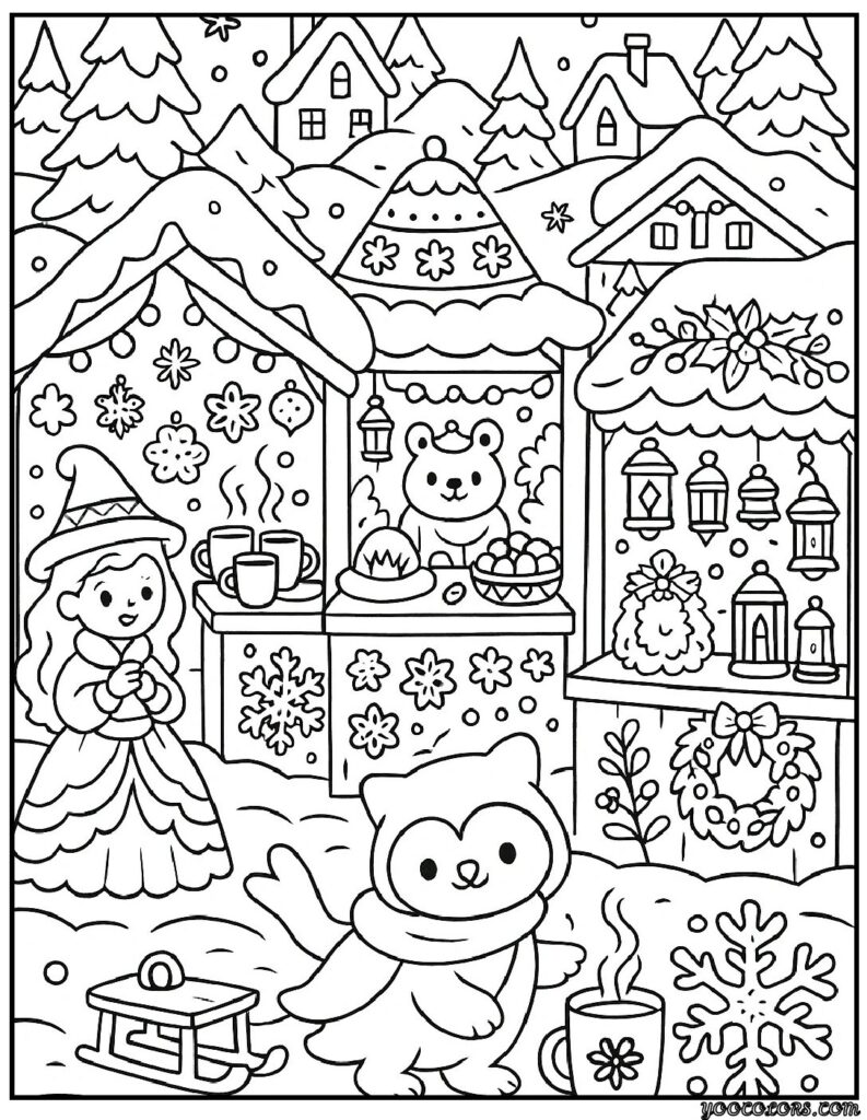 Winter Coloring Pages Disney – Cozy Magic for Snowy Days 3 WINTER COLORING PAGES DISNEY 1 pdf