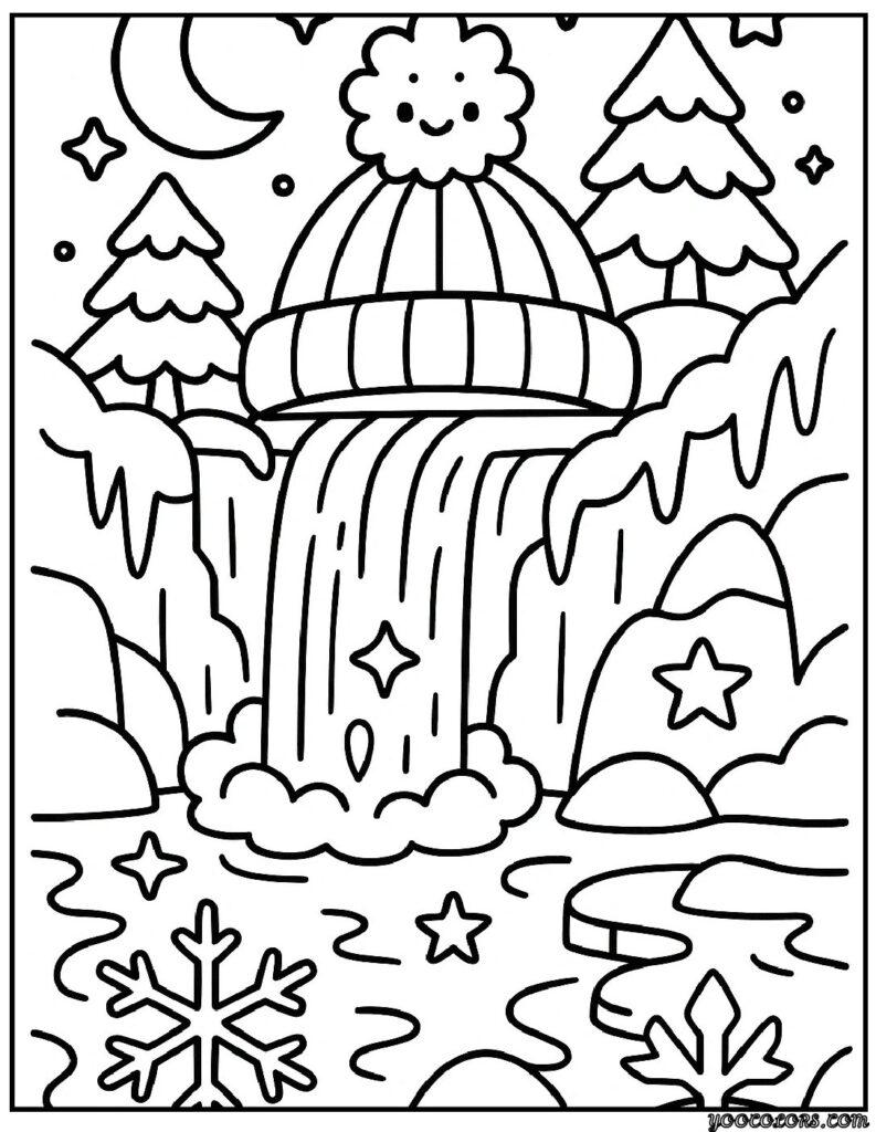 Winter Coloring Pages Disney – Cozy Magic for Snowy Days 6 WINTER COLORING PAGES DISNEY 2 pdf