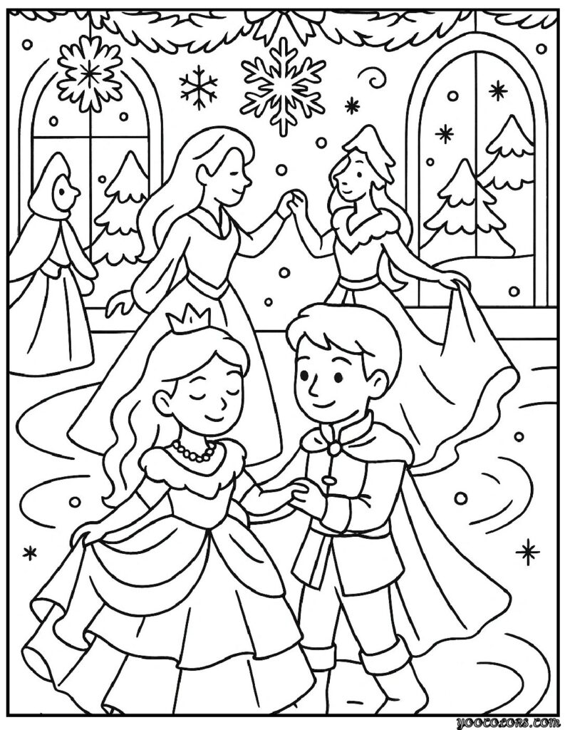 Winter Coloring Pages Disney – Cozy Magic for Snowy Days 7 WINTER COLORING PAGES DISNEY 5 pdf