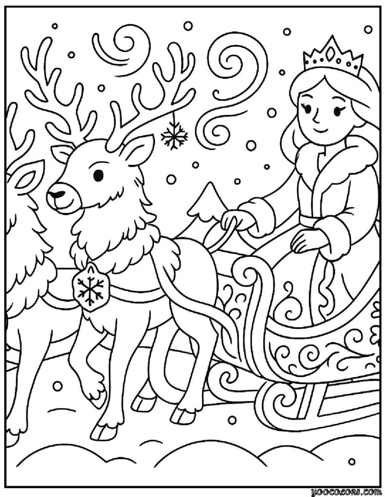 Winter Coloring Pages Disney – Cozy Magic for Snowy Days 10 WINTER COLORING PAGES DISNEY 6 pdf