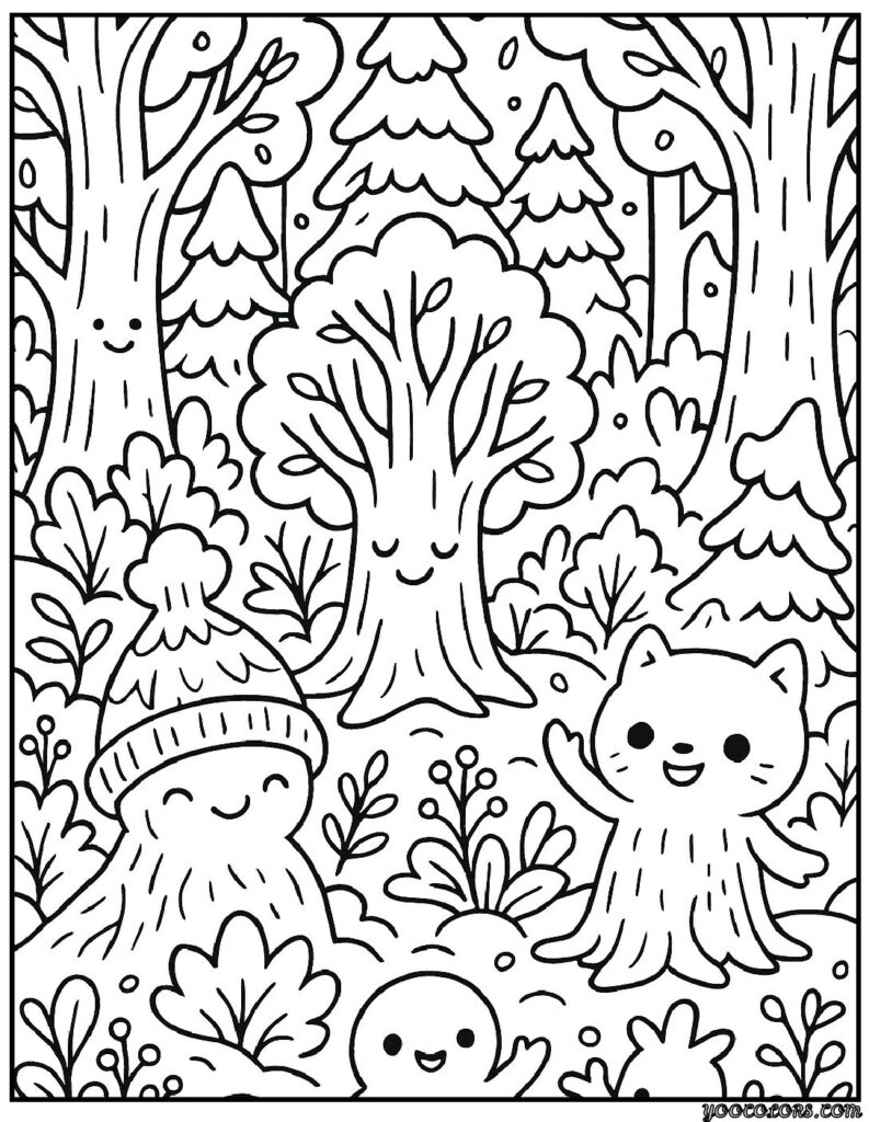 Winter Coloring Pages Disney – Cozy Magic for Snowy Days 11 WINTER COLORING PAGES DISNEY 9 pdf
