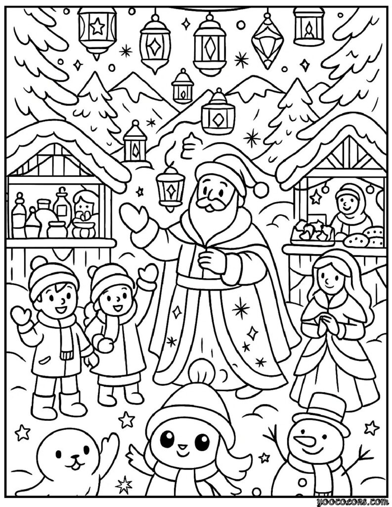 Winter Coloring Pages Disney – Cozy Magic for Snowy Days 4 WINTER COLORING PAGES DISNEY pdf