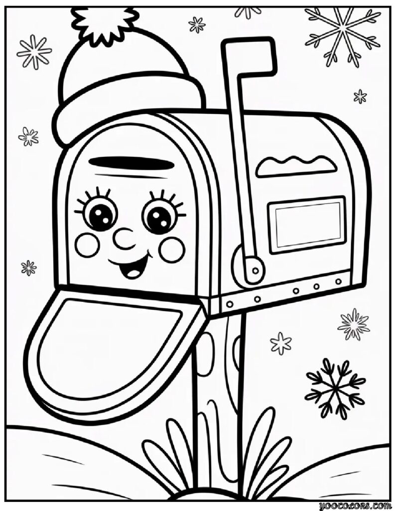 Winter Coloring Pages PDF – Free Printable Winter Coloring Sheets for Cozy Creativity 17 WINTER COLORING PAGES pdf 1 pdf