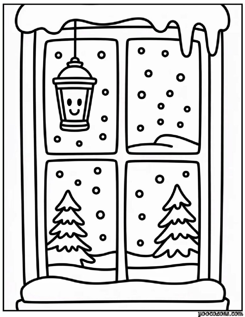 Winter Coloring Pages PDF – Free Printable Winter Coloring Sheets for Cozy Creativity 8 WINTER COLORING PAGES pdf 12 pdf