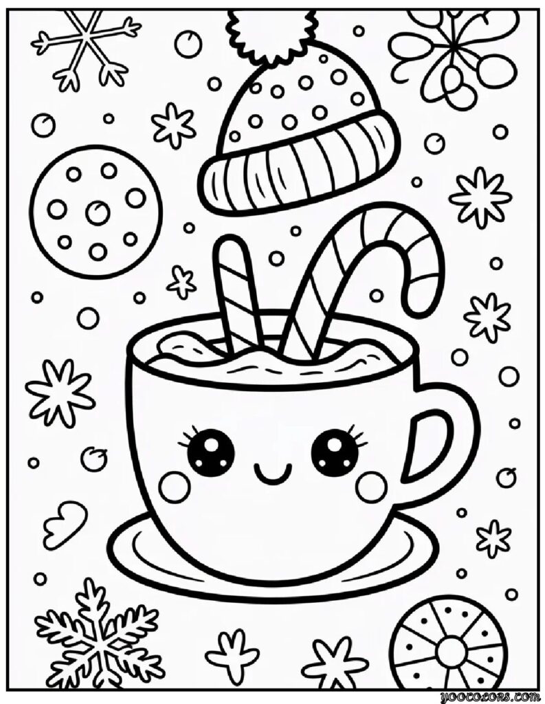 Winter Coloring Pages PDF – Free Printable Winter Coloring Sheets for Cozy Creativity 6 WINTER COLORING PAGES pdf 14 pdf